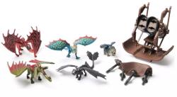DreamWorks Animation Így neveld a sárkányodat figura szett - 5 főszereplő sárkányfogóval (6072894)