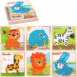 Leziter Fakocka puzzle, kirakós fajáték (BTE-6) - csakkert