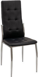 Leziter Aida étkezőszék, fekete színben (DC-002-Black) - csakkert