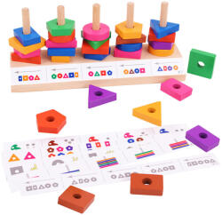 Leziter Formaválogató Montessori fajáték (BTE-21) - csakkert