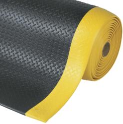 Notrax 419 Diamond Sof-Tred - Fáradásgátló szőnyeg Dyna-Shield réteggel és gyémántmintával - Fekete/sárga Méret: 91cm x 18.3m