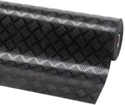 Notrax 746 Check 'n' Roll 3 mm - Ipari sakktábla gumi futófelület - fekete Méret: 140cm x 10m