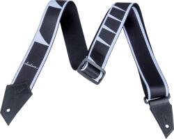 Jackson Strap with Sharkfin Inlay Pattern Black and White