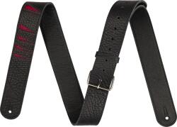 Jackson Shark Fin Leather Straps Black and Red gitárszíj - 10% nyitási akció
