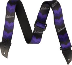 Jackson Strap with Double V Pattern Black and Purple