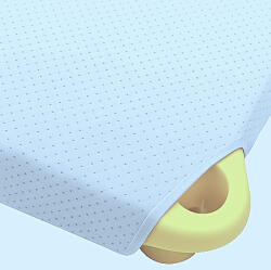  ovis pöttyös lepedő 58 x 133 világoskék (pottyos-lepedo-vilagoskek)