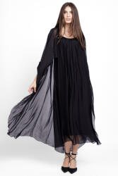 SHOPIKA Compleu cu rochie si blazer din matase si vascoza, negru Talie unica