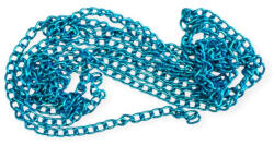  Végnélküli lánc - türkiz szín 3x2 mm 1m hosszú