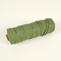Takoy Șnur din bumbac pentru macrame 3mm verde
