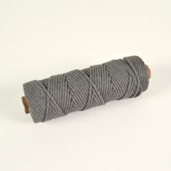 Takoy Șnur din bumbac pentru macrame 3mm gri