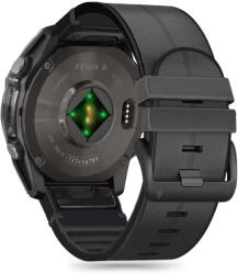 Tech-Protect Garmin Fenix 5X / 5X Plus / 6X / 6X Pro / 7X / 8 (51 mm) Szíj - Tech-Protect Silicone PU - Fekete (WR-178621) (WR-178621)