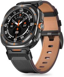 Tech-Protect PART000049 Tech-Protect Delta Pro Samsung Galaxy Watch Ultra óraszíj, bőr, Fekete (PART000049) (PART000049)