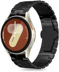 Tech-Protect Samsung Galaxy Watch 4 / 5 / 5 Pro / 6 / 7 / FE Szíj - Tech-Protect Stainless Line - Fekete (WR-177792) (WR-177792)