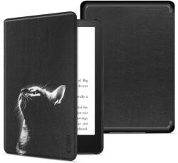 Tech-Protect TP2122 Tech-Protect Smartcase Kindle Paperwhite VI / 6 / Colorsoft / Signature Edition tok, fekete macska (TP2122) (TP2122)