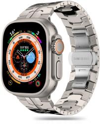 Tech-Protect TP1986 Tech-Protect Stainless Line Apple Watch 6 / 7 / 8 / 9 / 10 / SE / ULTRA 1 / 2 (44/45/46/49mm) fém óraszíj, Titán színű (TP1986) (TP1986)