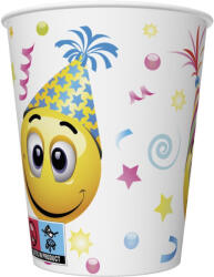 Javoli Smiley Icons&Balloons papír pohár 8 db-os 250 ml (PKK760630)