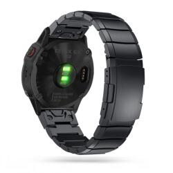 Tech-Protect TP0703 Tech-Protect Steelband Garmin Fenix 3 / 5X / 3HR / 5X Plus / 6X / 6X Pro / 7X óraszíj, fekete (TP0703) (TP0703)