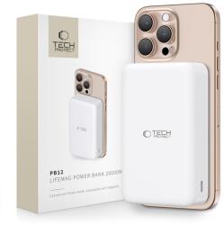 Tech-Protect PB12 LifeMag Power Bank 20000mAh 15W MagSafe - Fehér (PB12) (PB12)