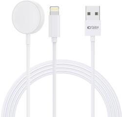 Tech-Protect TP0112 Tech-Protect Ultraboost 2in1 mágneses töltő, lightning kábel, 150cm, fehér (TP0112) (TP0112)