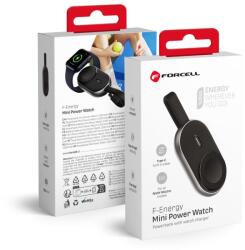 Forcell FORC-POWW-B Forcell F-Energy Mini Power Watch powerbank Apple Watch töltési lehetőséggel, 1200 mAh, fekete (FORC-POWW-B) (FORC-POWW-B)
