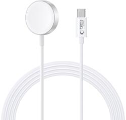 Tech-Protect TP0114 Tech-Protect Ultraboost mágneses töltő, Type-C csatlakozóval, Apple okosórához, 120cm, fehér (TP0114) (TP0114)