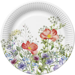 Javoli Virág Meadow in June papírtányér 8 db-os 18 cm (PKK759382)