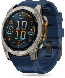Tech-Protect Garmin Fenix 5X / 5X Plus / 6X / 6X Pro / 7X / 8 (51 mm) Szíj - Tech-Protect Silicone - Kék (WR-178626) (WR-178626)