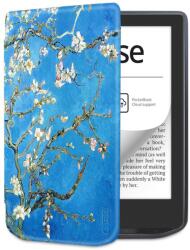 Tech-Protect PocketBook Verse / Verse Pro Tok - Tech-Protect SmartCase - Kék Virágos (WR-172158) (WR-172158)