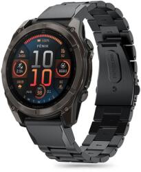 Tech-Protect TP2003 Tech-Protect Stainless Garmin Fenix 5 / 6 / 6 Pro / 7 / 8 (47mm) fém óraszíj, Fekete (TP2003) (TP2003)