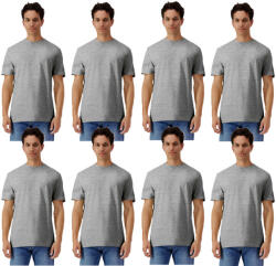 Gildan 8 db-os pólócsomag Gildan GI3000 körkötött rövid ujjú férfi póló, Sport Grey-S (CS8-gi3000sp-s)