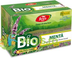 Fares Ceai de Menta Ecologic/Bio 20 plicuri cu envelopa