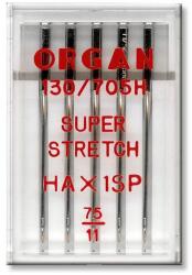 Organ Set 5 sau 10 ace Organ Super Stretch, cu finete acului intre 65-90, sistem ac 130/705H (560000) - tiparedecroitorie