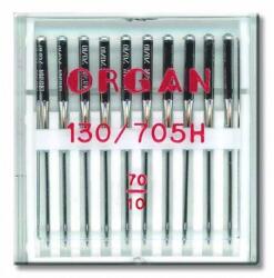 Organ 10 ace organ universal cu finetea acului inter 60 si 120, sistem ac130/750H (540000) - tiparedecroitorie
