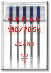 Organ 5 ace Organ Jeans, cu finete acului intre 90-110, sistem ac 130/705H (591000) - tiparedecroitorie