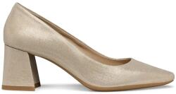 Geox bőr flip-flop D GISELDA sárga, magassarkú, D36VCA 000MA C2012 - arany Női 37.5