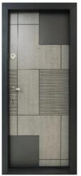 NOVO DOORS Usa metalica de apartament cu izolatie si vizor Novo Doors First Class NDS17, Deschidere Stanga Dreapta, Dimensiune 200X88 cm, Tabla 1.2 mm, Kit complet, Gri antracit (NDS17) - novodoors