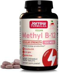 Jarrow Formulas Jarrow Methyl B-12 Cherry, Cireșe, 500 mcg, 100 tablete masticabile Supliment alimentar