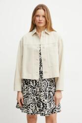 Weekend Max Mara pamut kabát bézs, átmeneti, 2515041081600 - bézs 42