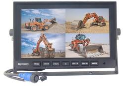 TSS Group TFT10HD4 Monitor 10" AHD 4ch 4split 4PIN 12/24V (3016)