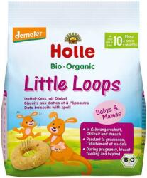 Biscuiti din spelta si curmale Bio Little Loops, 80 g, Holle