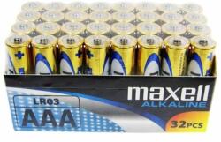 Maxell AAA Alkáli ceruzaelem (32db/csomag) (MAX731298)