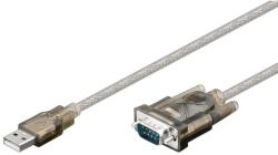 Goobay Cablu Convertor Serial RS232 9p D-SUB Tata la USB A Tata, 1.5m, Goobay (CABLE-CONV-RS232/USB-1.5)