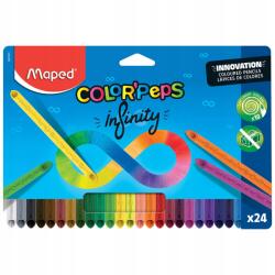 Maped Infinity Grafit Zsírkréta 24 db-os Maped színesceruza készlet (861601)