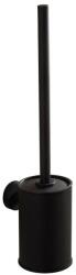 SAPHO Aqualine - Falra szerelhető WC kefe SAMBA fekete SH0143 (SH0143)