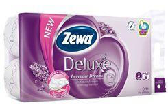  WC-papír ZEWA Deluxe Aqua Tube Lavende 3V 8db 8 db