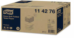 Tork toalettpapír T3, hajtogatott Extra soft folded, 2r. , fehér, 252lap/csg, 30csg/karton (HT114276)
