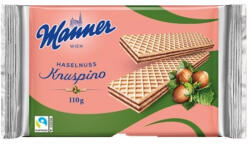 Manner Töltött ostya MANNER Knuspino mogyorós 110g (14_01136)