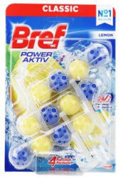  WC-tisztító Bref 4 Formula Citromos zsanér 3x50g golyócskák