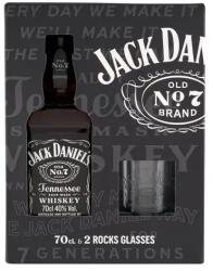 Jack Daniel's 0, 7 40% pdd. + 2 pohár (0, 7 L)