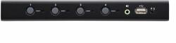 ATEN 4-port USB Boundless KM Switch + Cables (CS724KM-AT)